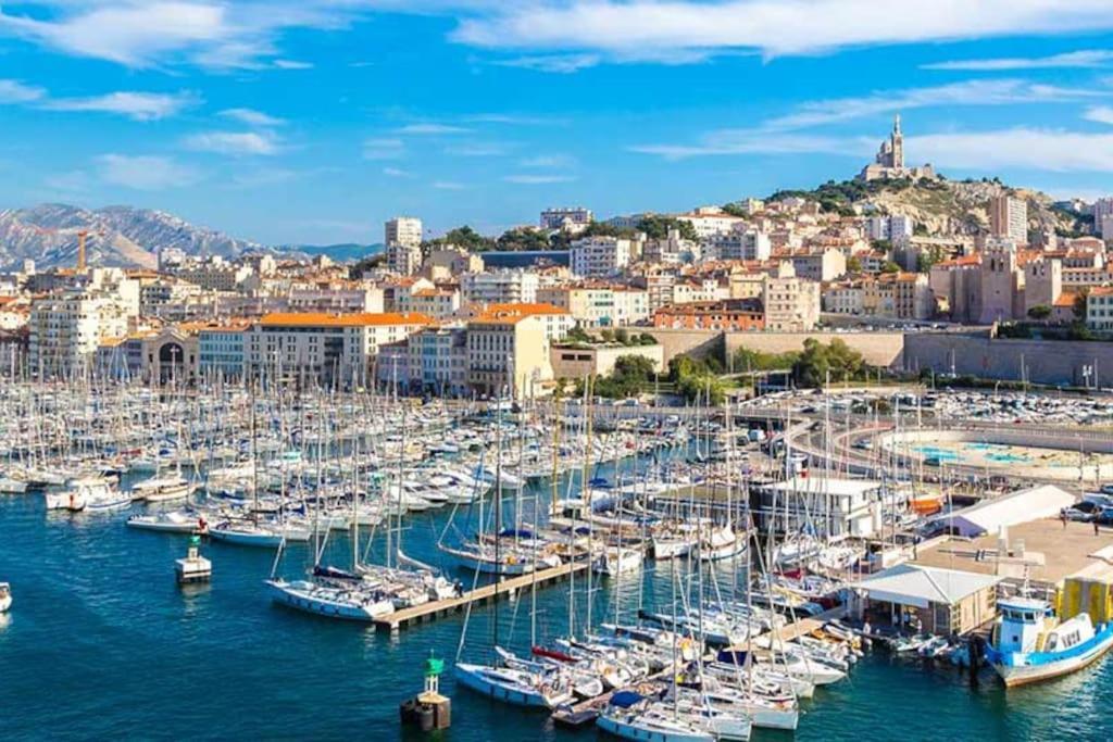 Apartmán T2 47M2 Avec Terrasse - Proche Gare Marseille Exteriér fotografie